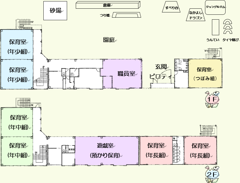 幼稚園見取り図